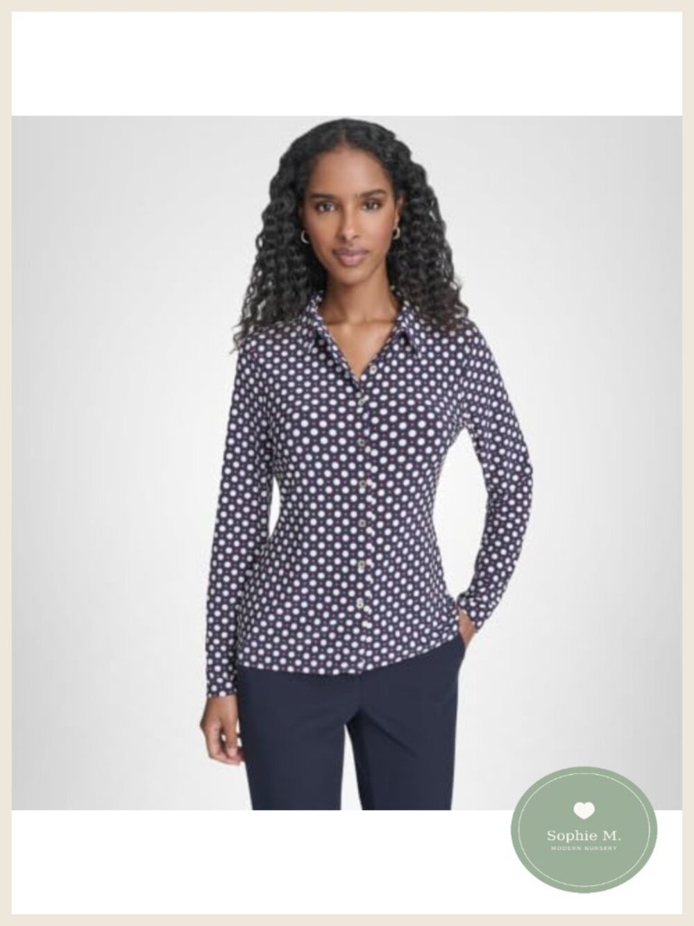 Tommy Hilfiger Women's Soft Work Top Long Sleeve Knit Top